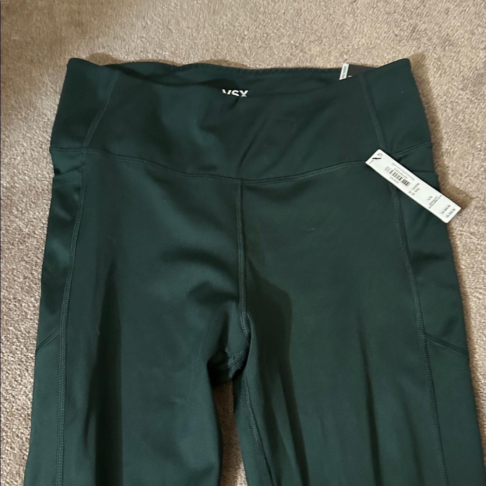 VSX Dark Green High-Waist Leggings
